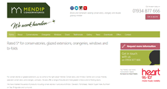 Desktop Screenshot of mendipconservatories.co.uk